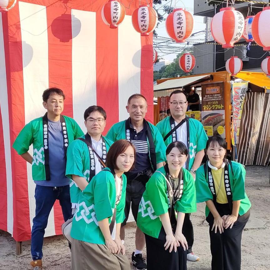 「令和5年度 第50回東光寺町盆踊り大会」に参加しました！