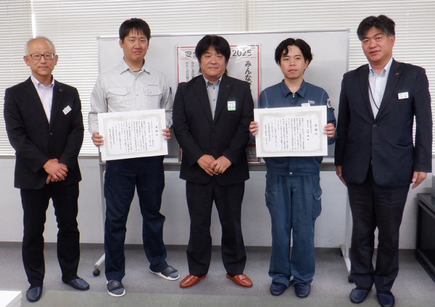 九州旅客鉄道株式会社建設工事部長 様より感謝状をいただきました