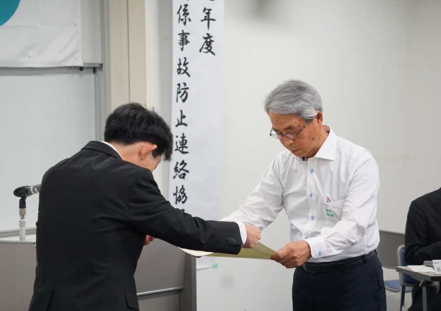 独立行政法人 鉄道建設･運輸施設整備支援機構 北陸新幹線建設局 様より表彰状をいただきました。