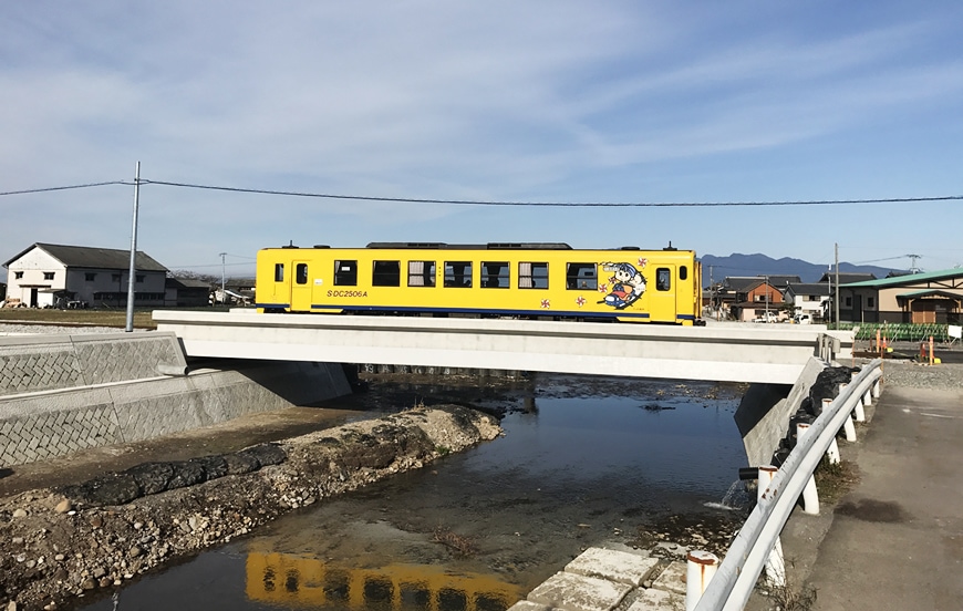 島原鉄道 山田船津川橋梁改良