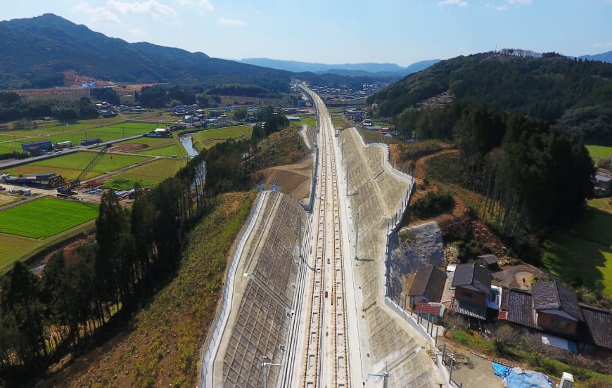 西九州新幹線大山路地区路盤新設（JV）