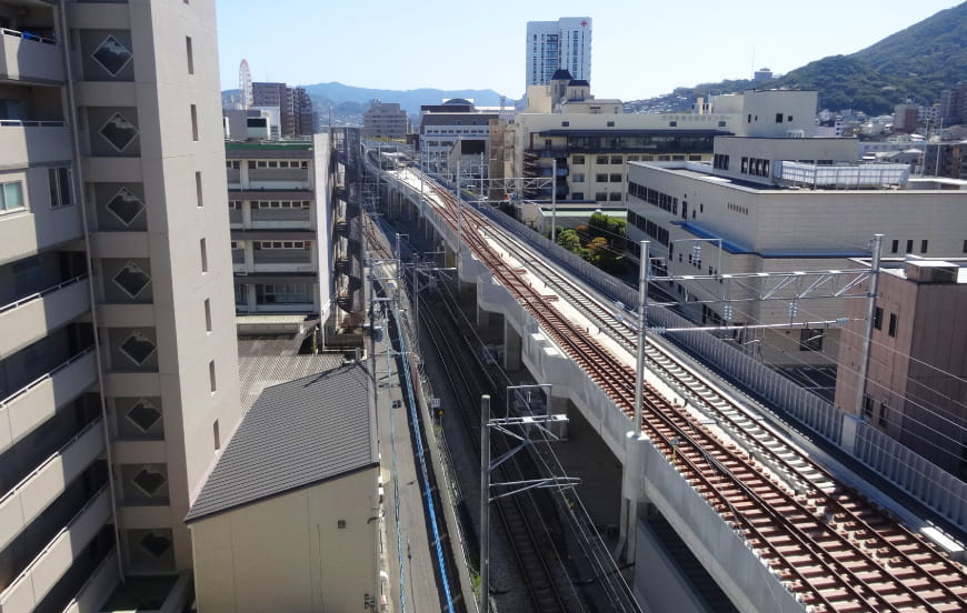 JR九州長崎高架浦上北高架橋新設